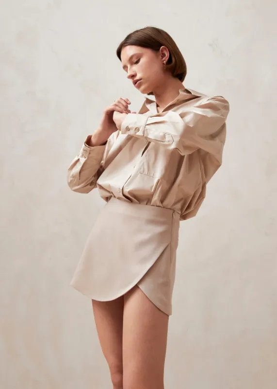 Junya Beige Skorts sold by Alohas