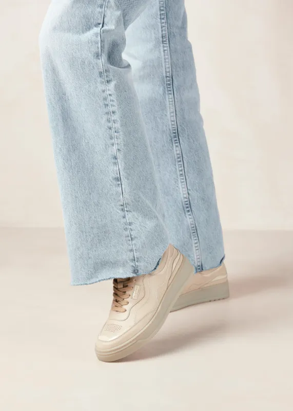 Tb.87 Onix Cream Leather Sneakers sold by Alohas