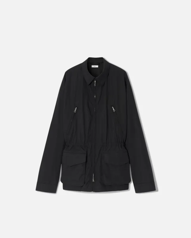 Field jacket cotton black made by Rier