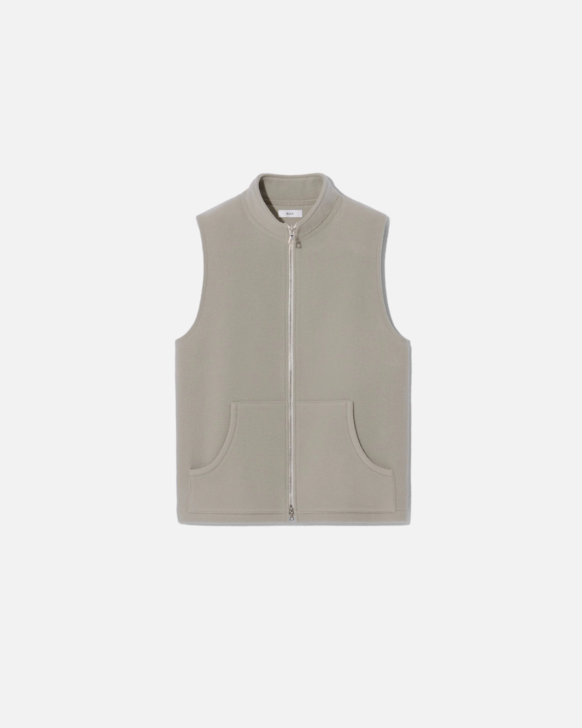 Fleece gilet full zip fog sold by Rier