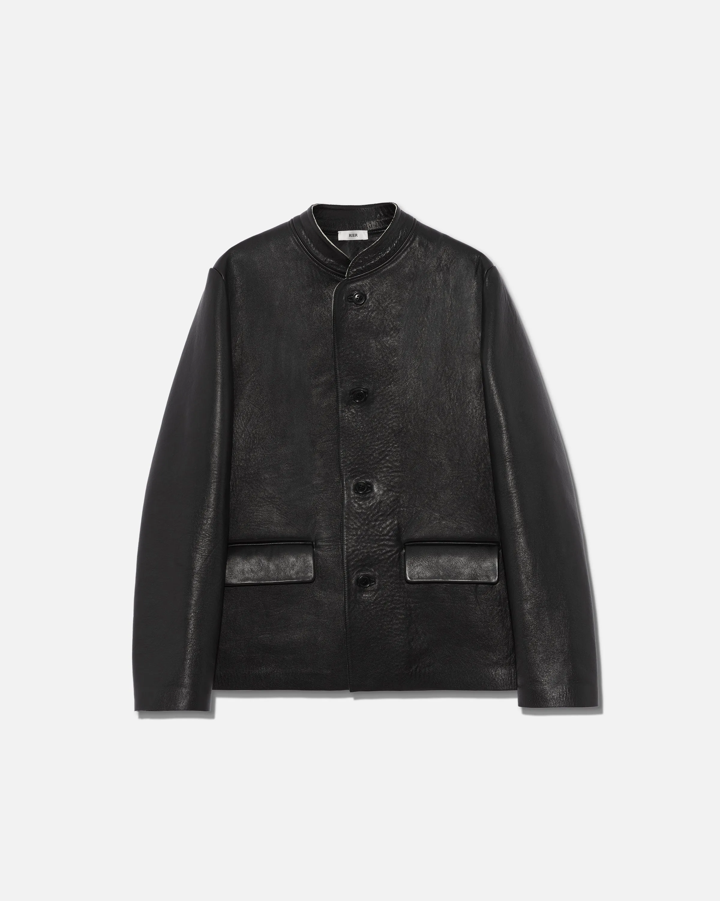 Bonded leather jacket black sold by Rier product image thumbnail 2