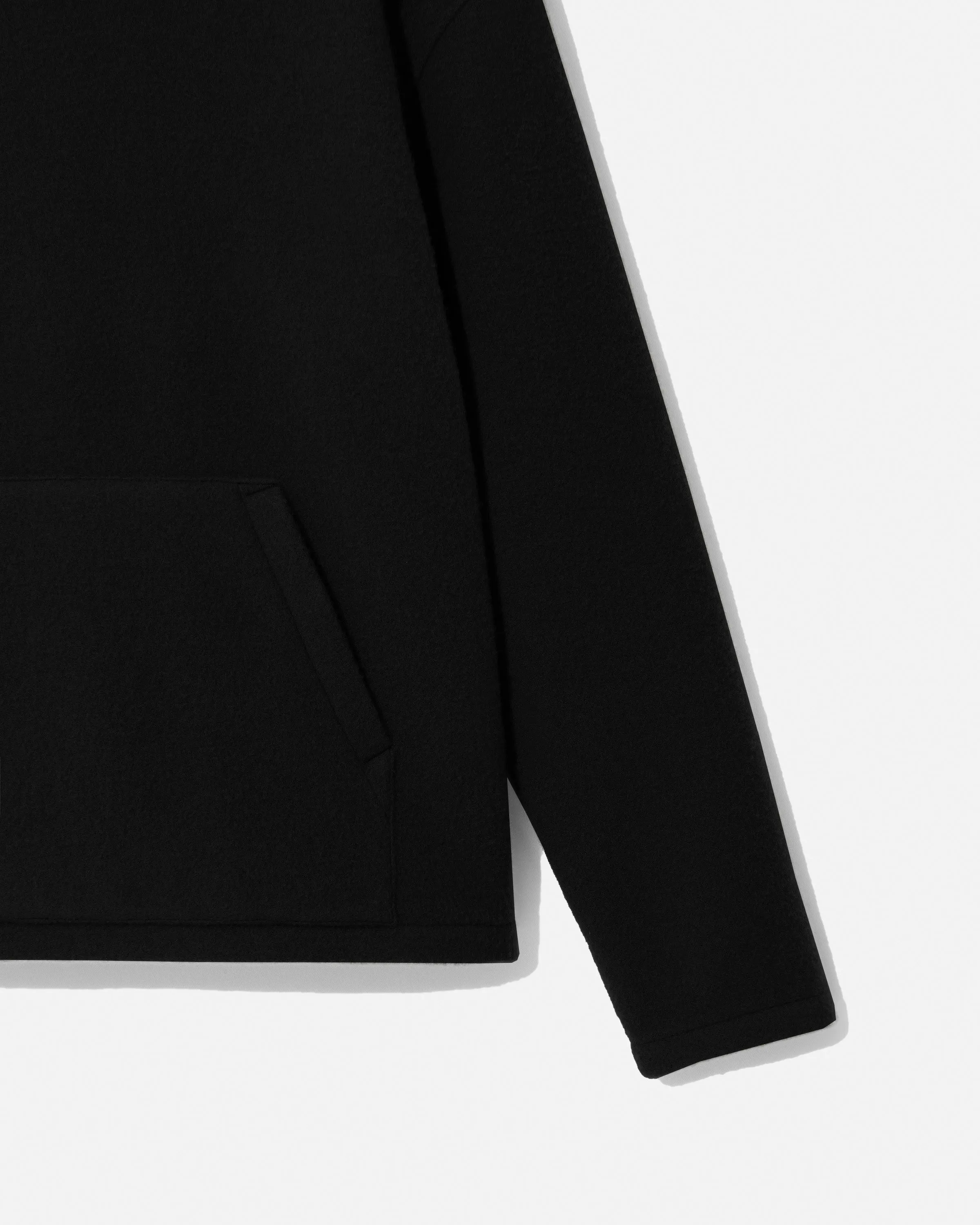 Fleece hoodie black sold by Rier product image thumbnail 3