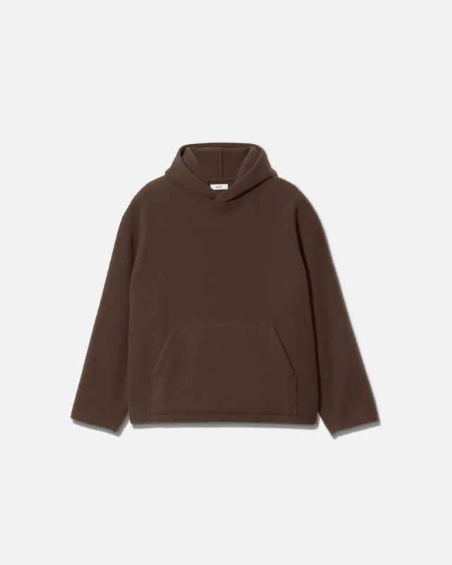 Fleece hoodie castoro made by Rier