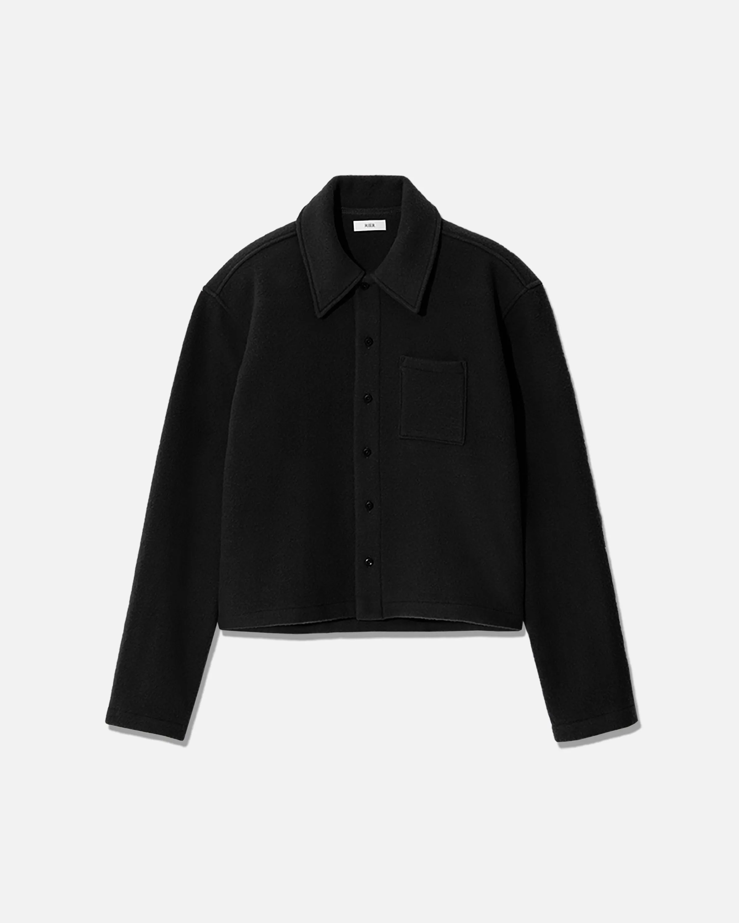 Fleece shirt black sold by Rier