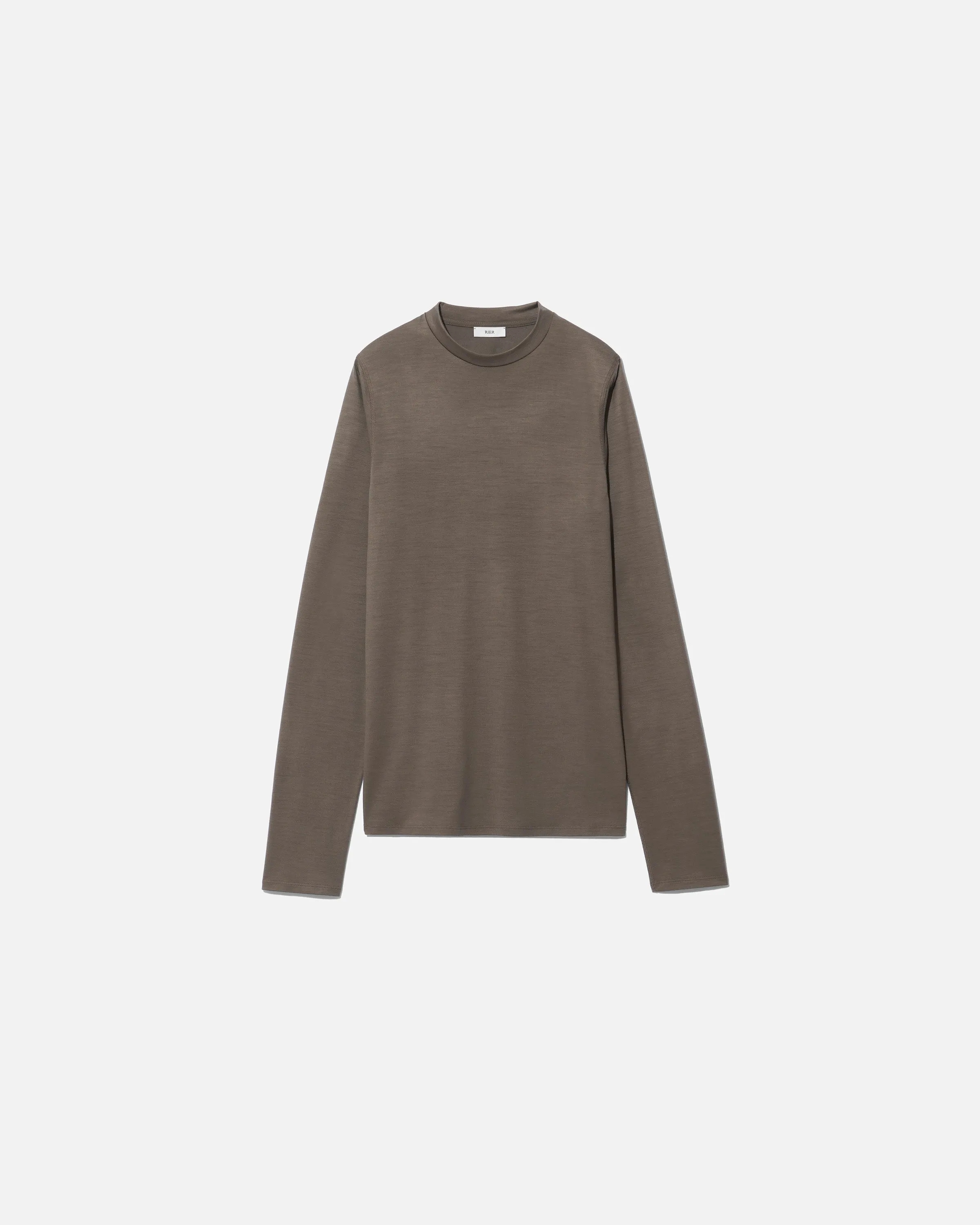 T-shirt roundneck jersey wool camoscio sold by Rier