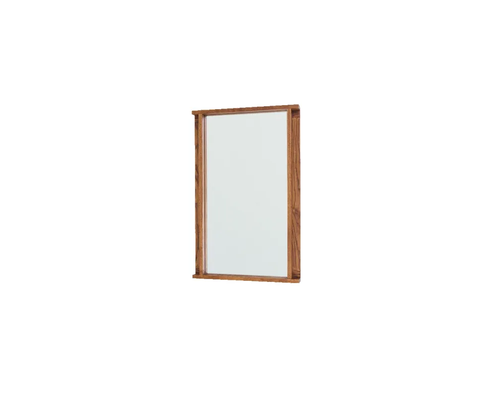 Symmetry Mirror | Honey Ash Wood | Small made by Frama