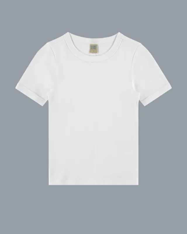 CAR TEE | White made by FLORE FLORE