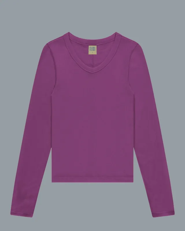 JILL LONGSLEEVE | Grape made by FLORE FLORE