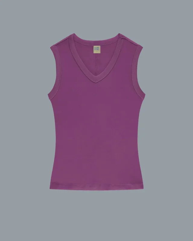 JILL TANK | Grape made by FLORE FLORE