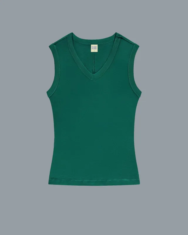 JILL TANK | Evergreen made by FLORE FLORE