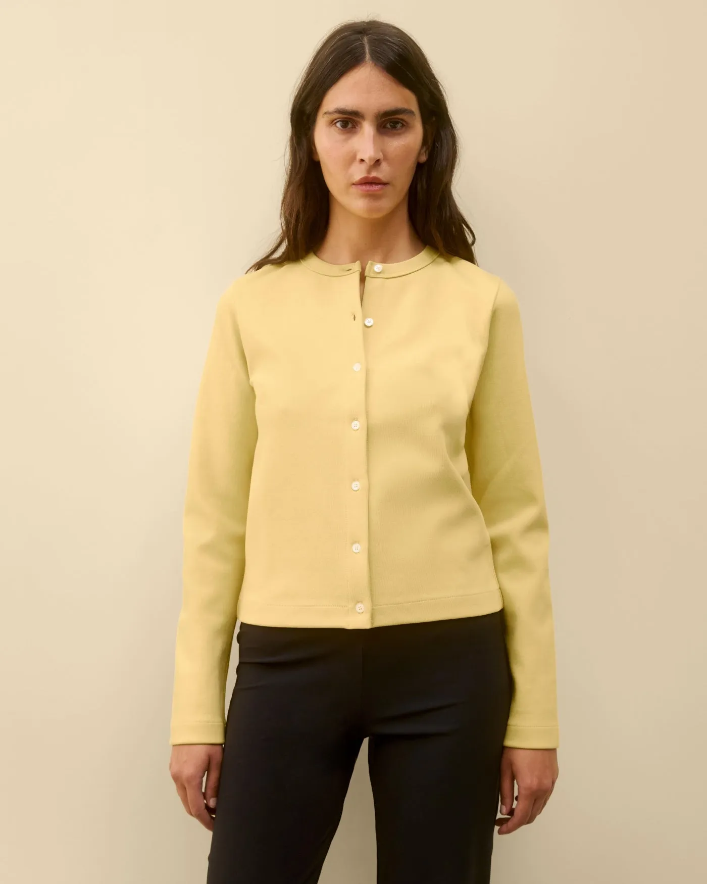 POPPY CARDIGAN | Straw sold by FLORE FLORE product image thumbnail 2