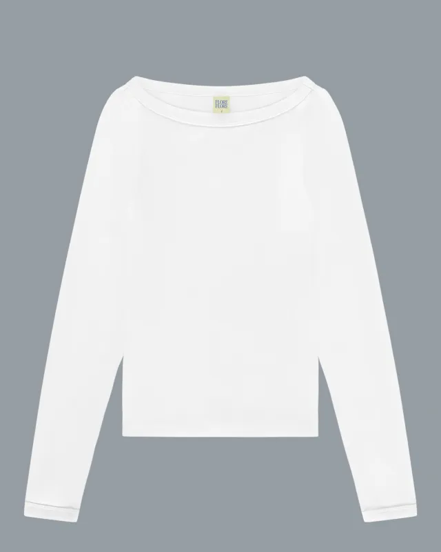 STEFFI LONGSLEEVE | White made by FLORE FLORE
