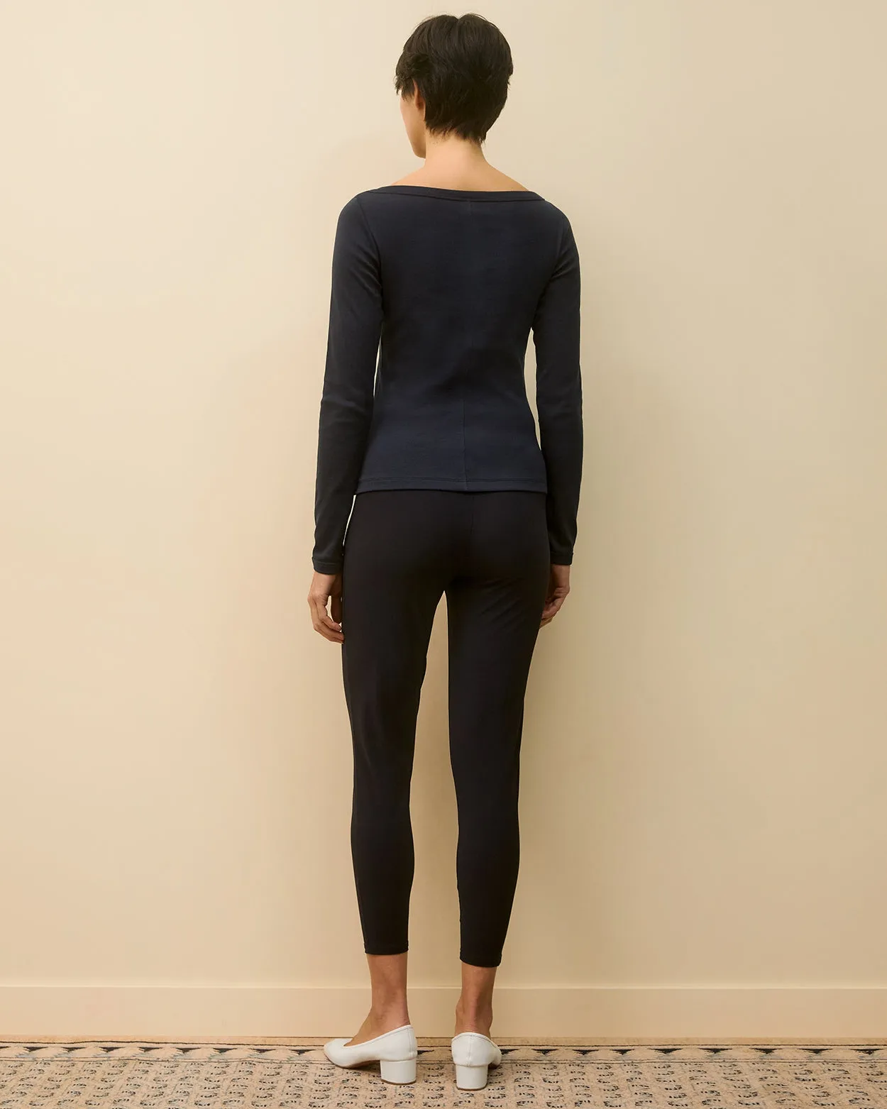 STEFFI LONGSLEEVE | Navy sold by FLORE FLORE product image thumbnail 3
