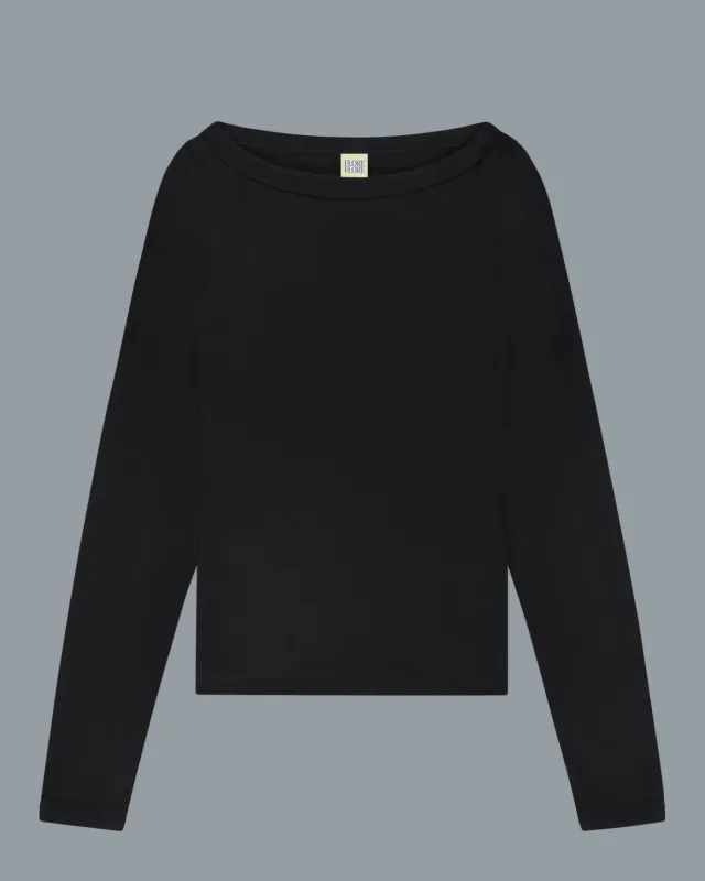 STEFFI LONGSLEEVE | Black made by FLORE FLORE