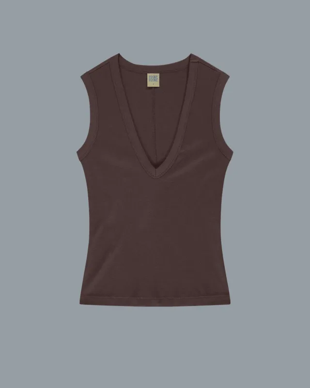 DEWI TANK | Choco Plum made by FLORE FLORE