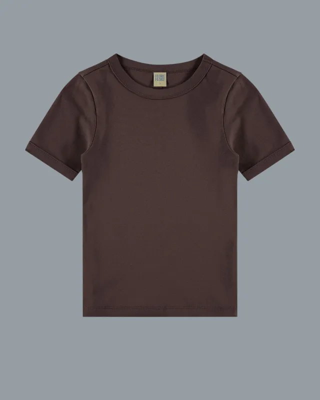 CAR TEE | Choco Plum made by FLORE FLORE