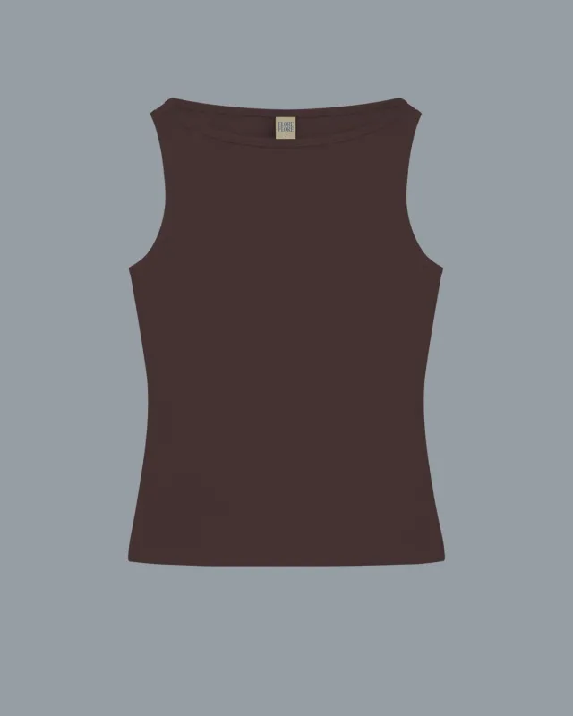 TIMMI TANK | Choco Plum made by FLORE FLORE
