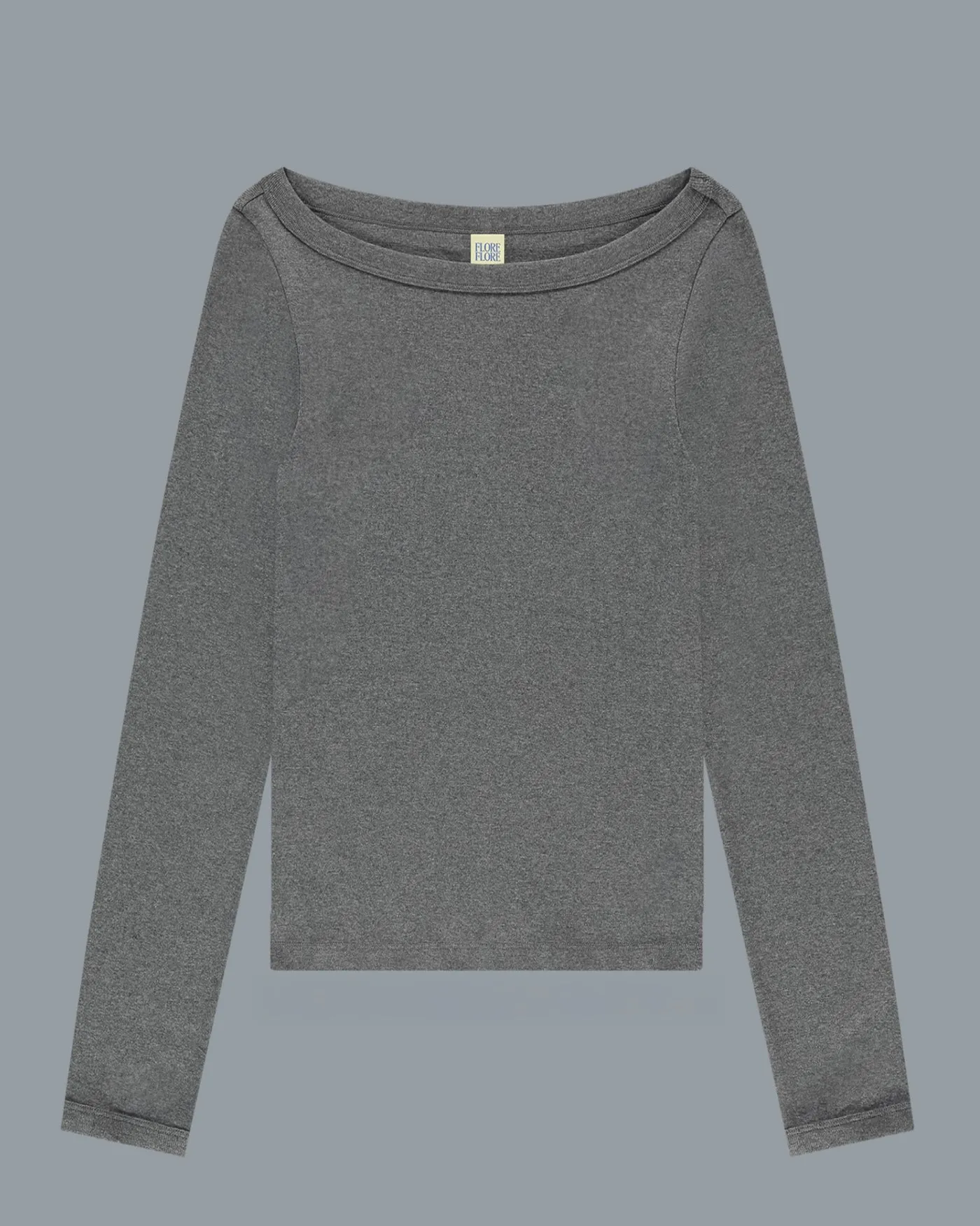 STEFFI LONGSLEEVE | Melee Grey sold by FLORE FLORE