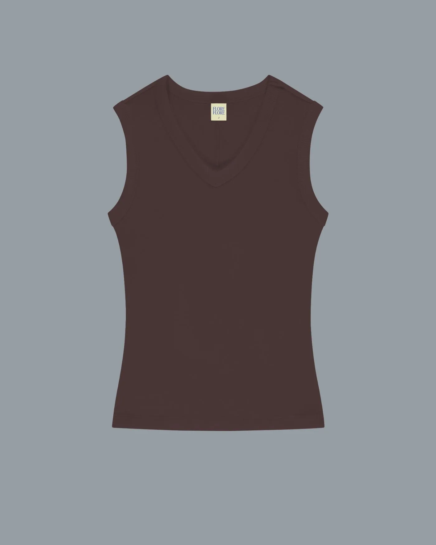 JILL TANK | Choco Plum sold by FLORE FLORE