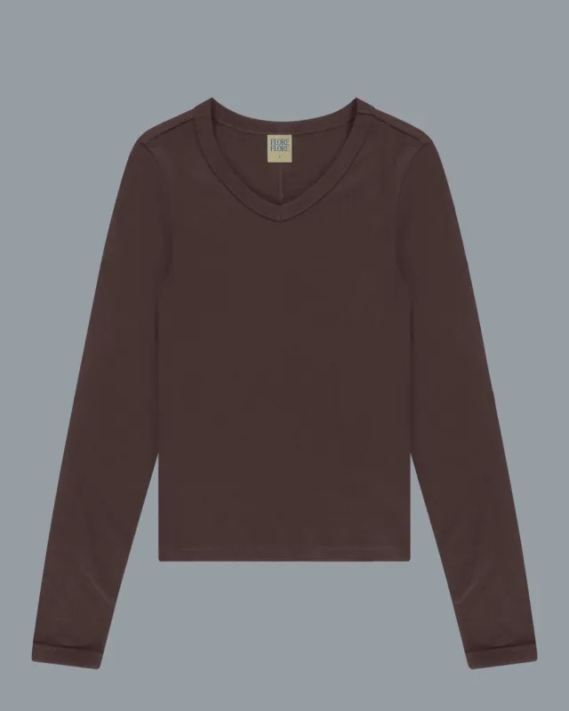 JILL LONGSLEEVE | Choco Plum made by FLORE FLORE