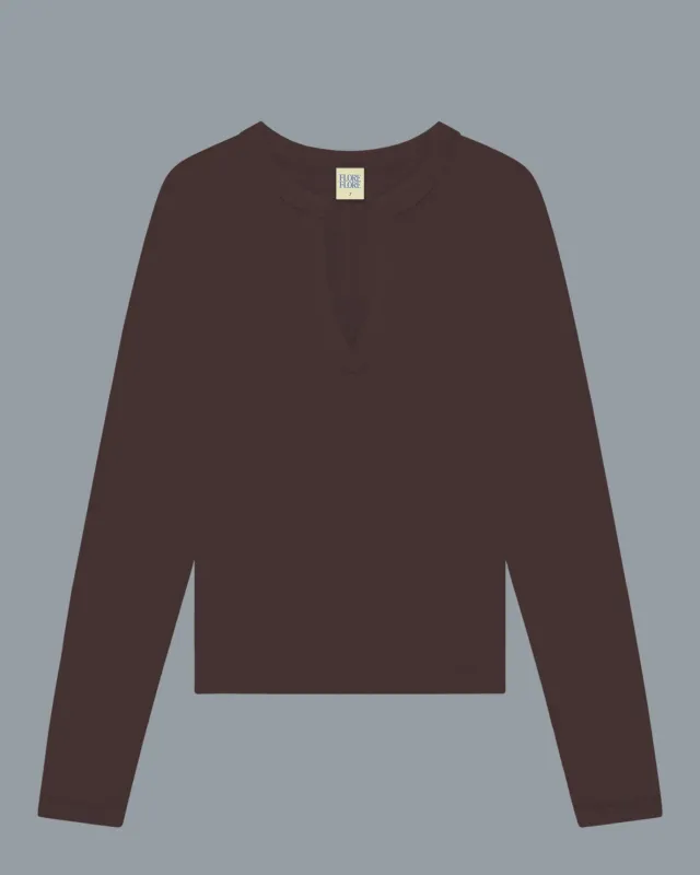 IMAN LONGSLEEVE | Choco Plum made by FLORE FLORE