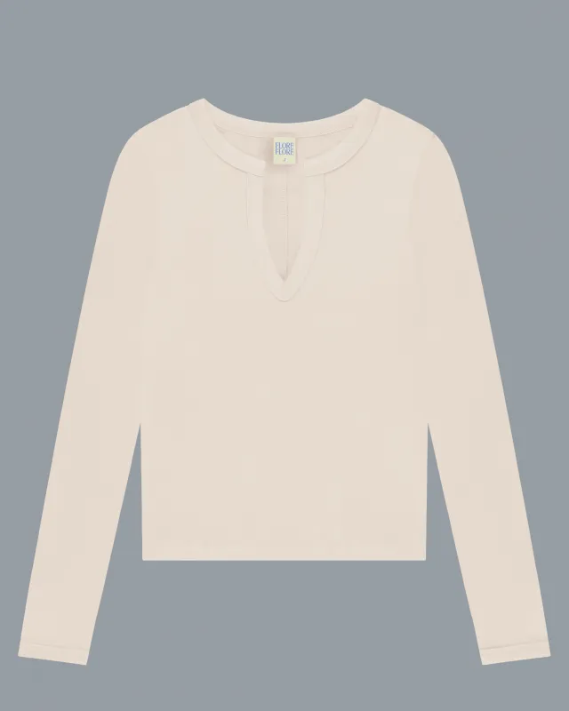 IMAN LONGSLEEVE | Off White made by FLORE FLORE