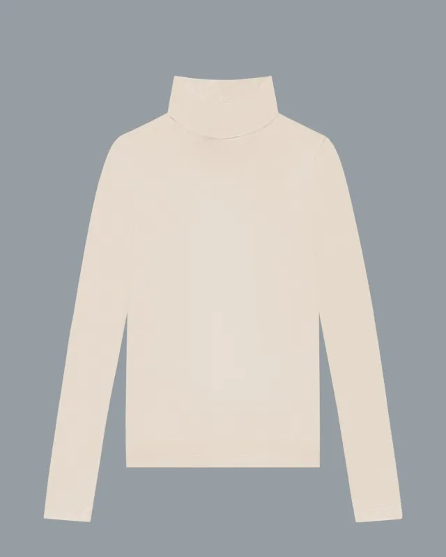 DINAH TURTLENECK LIGHTWEIGHT | Off White made by FLORE FLORE