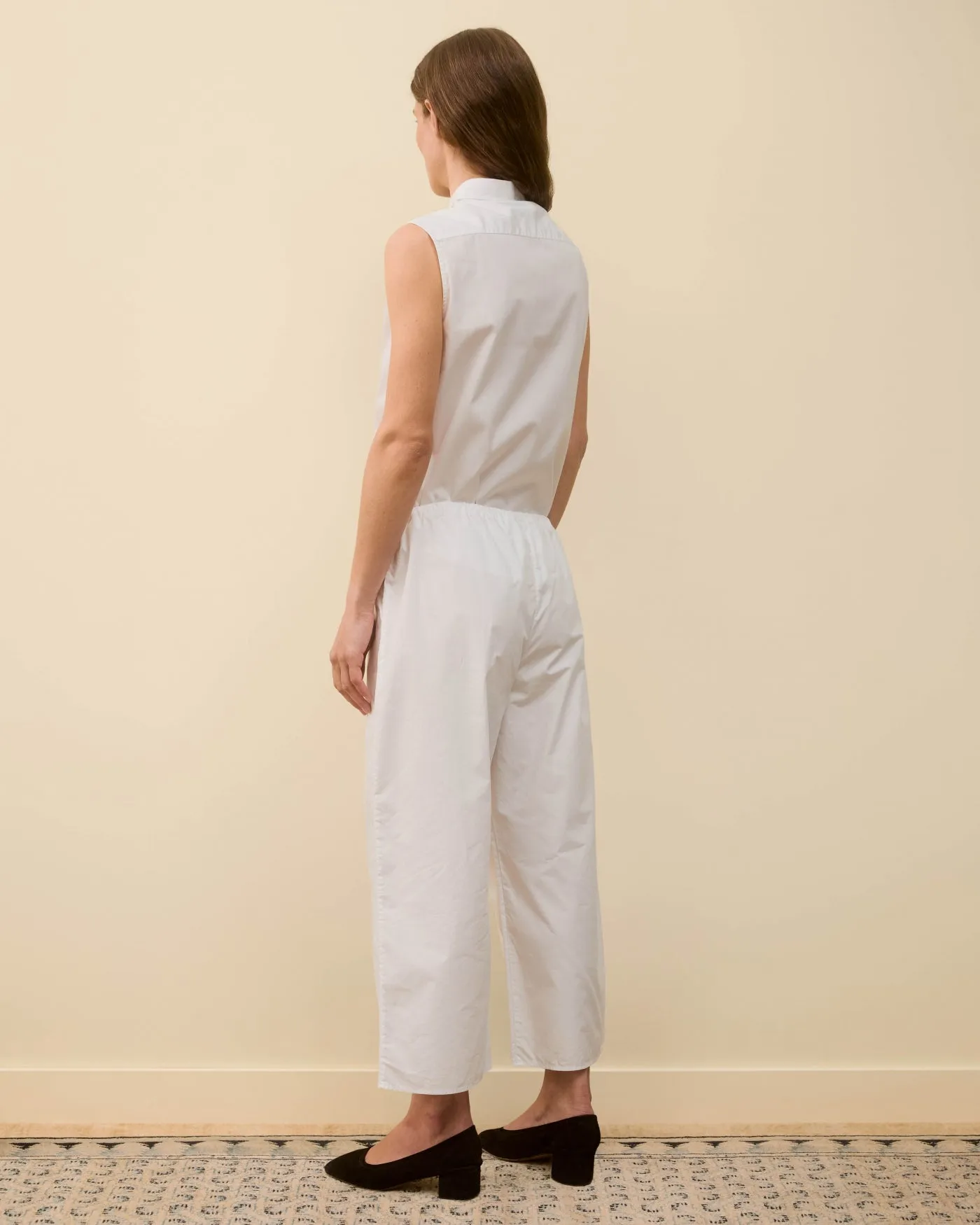CASTA SLEEVELESS SHIRT | White sold by FLORE FLORE product image thumbnail 3