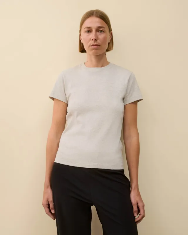 MONICA TEE | Heather Grey made by FLORE FLORE