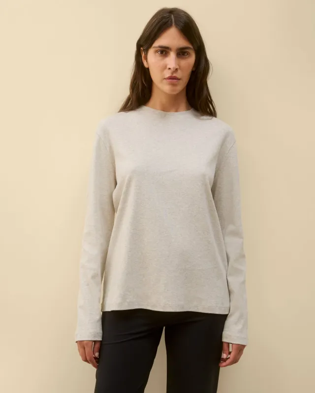 MAGGIE LONGSLEEVE | Heather Grey made by FLORE FLORE