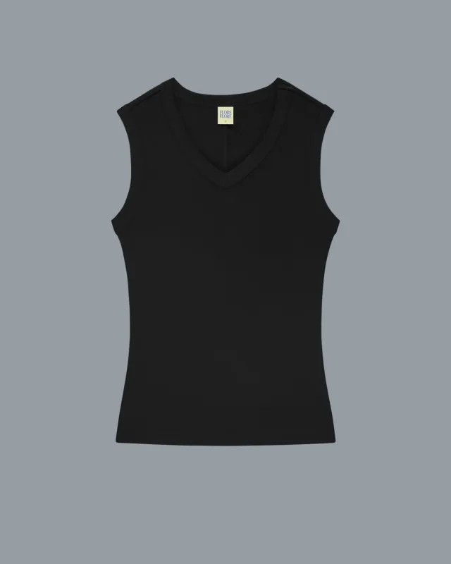JILL TANK | Black made by FLORE FLORE