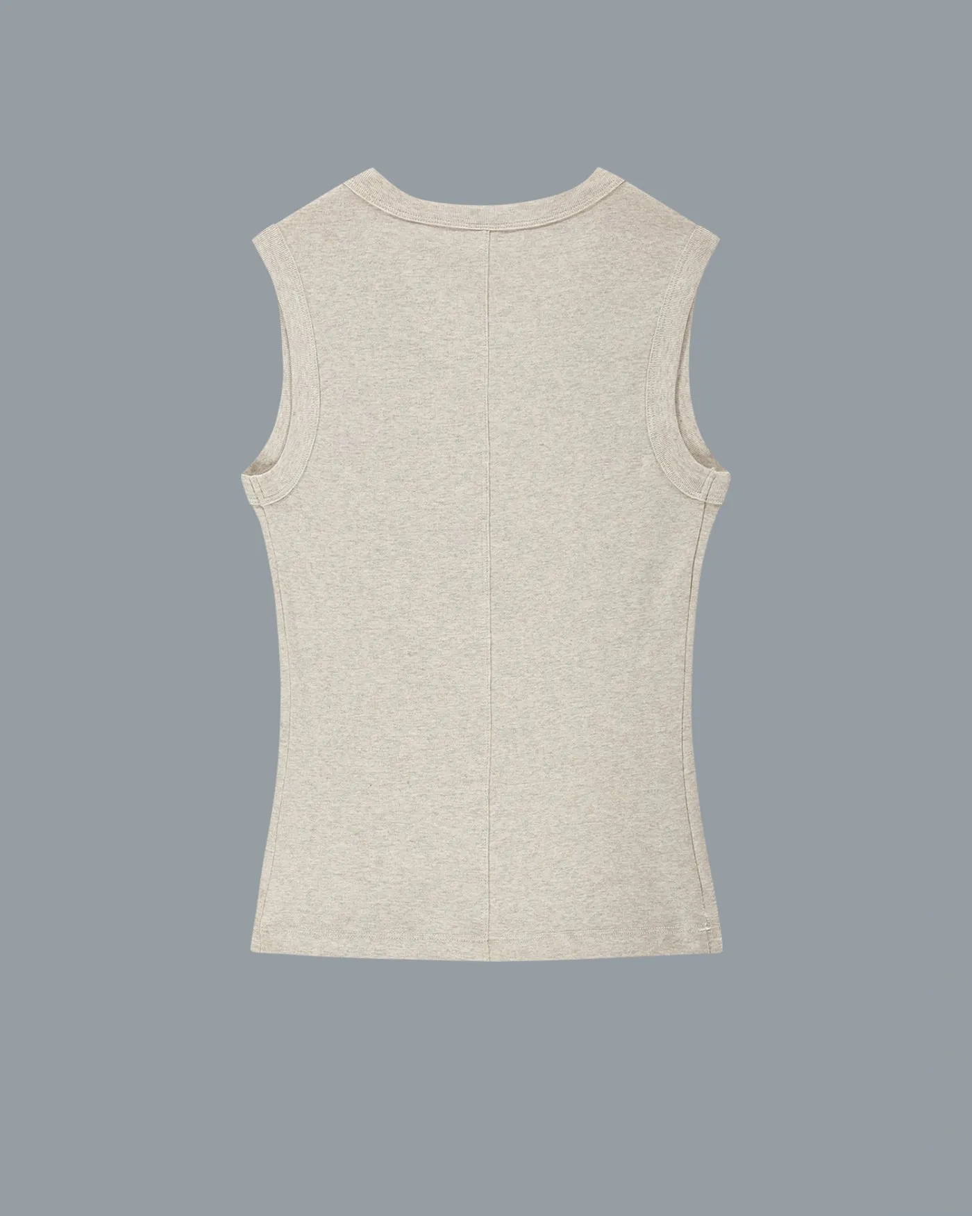 JILL TANK | Heather Grey sold by FLORE FLORE product image thumbnail 2