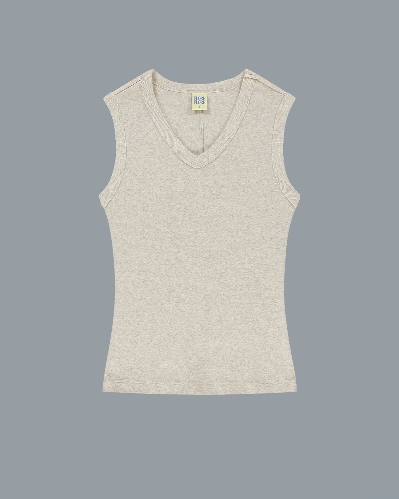 JILL TANK | Heather Grey sold by FLORE FLORE