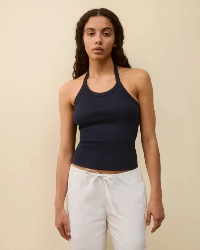ANGIE TANK | Navy made by FLORE FLORE