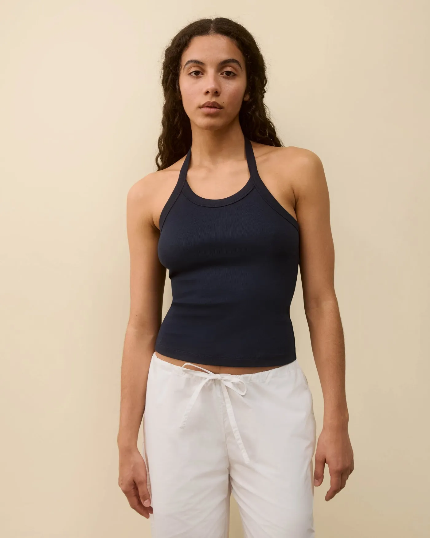 ANGIE TANK | Navy sold by FLORE FLORE