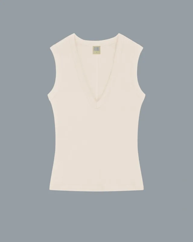 DEWI TANK | Off White made by FLORE FLORE