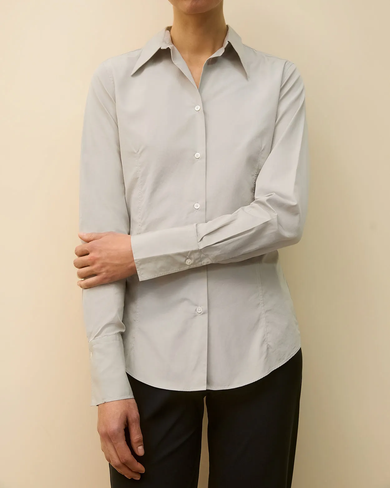 GIULIA SHIRT | Grey sold by FLORE FLORE product image thumbnail 4