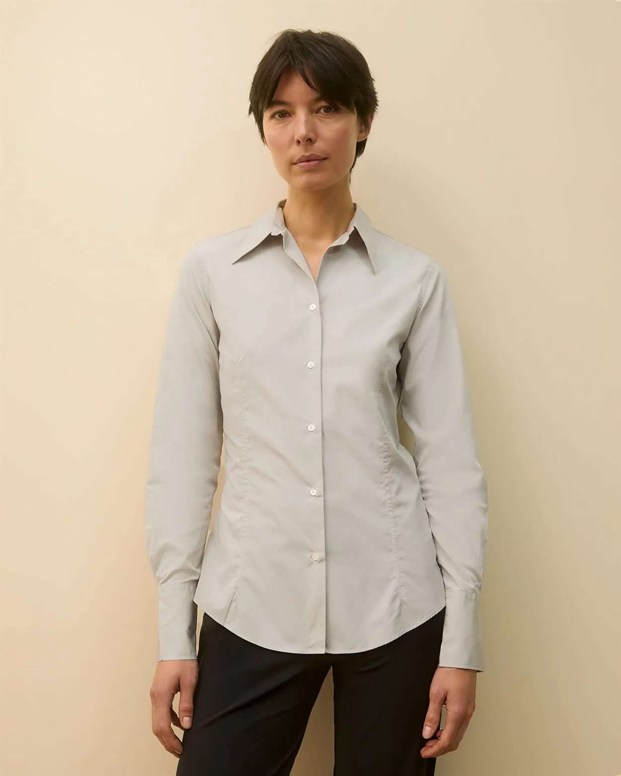 GIULIA SHIRT | Grey sold by FLORE FLORE