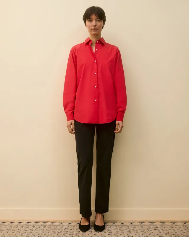 ZOË SHIRT | Red made by FLORE FLORE