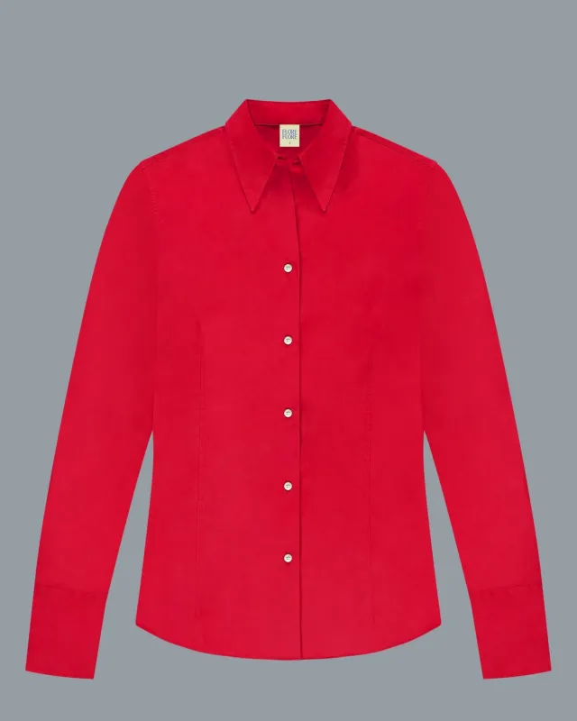 GIULIA SHIRT | Red made by FLORE FLORE