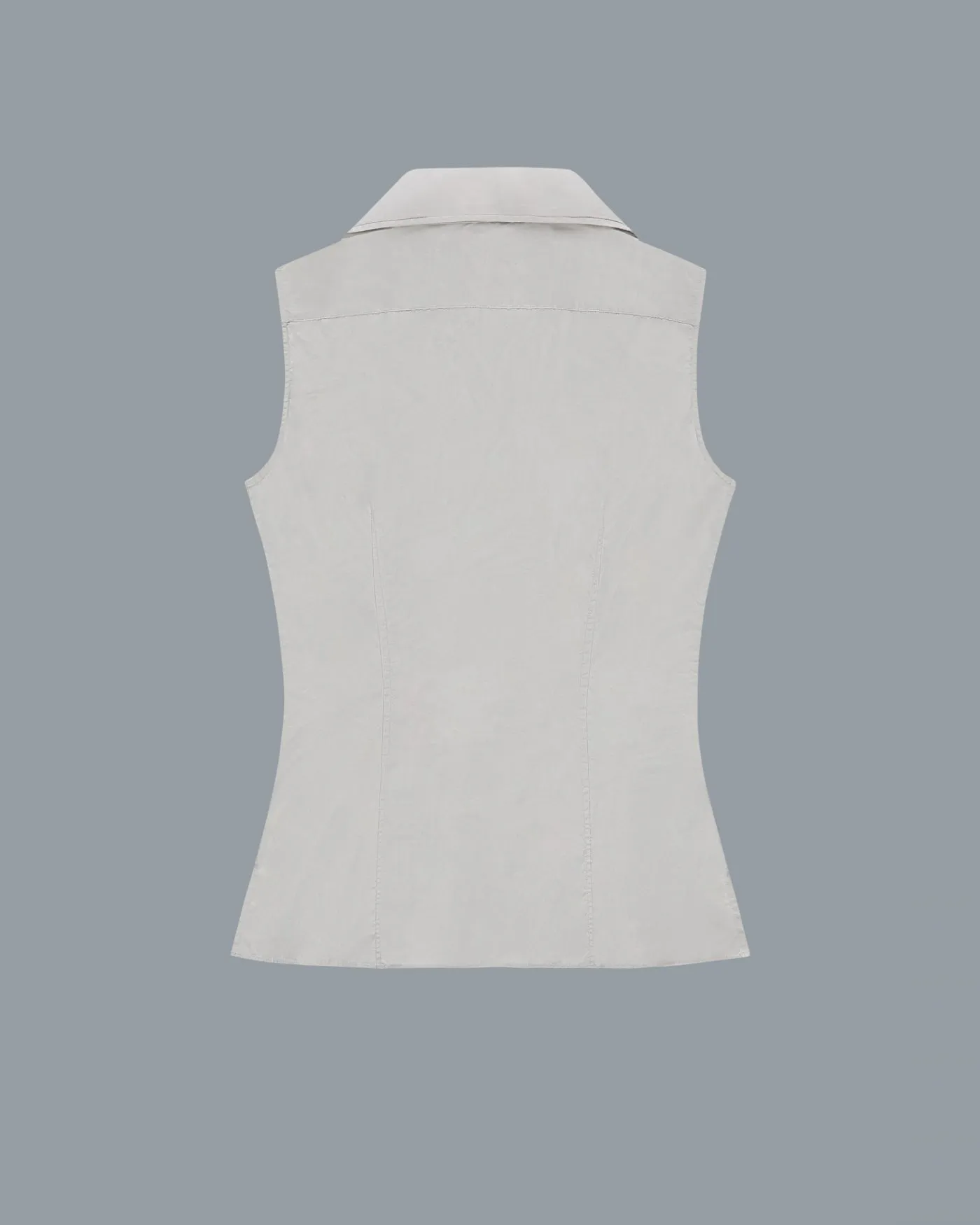 ROSIE SLEEVELESS SHIRT | Grey sold by FLORE FLORE product image thumbnail 2