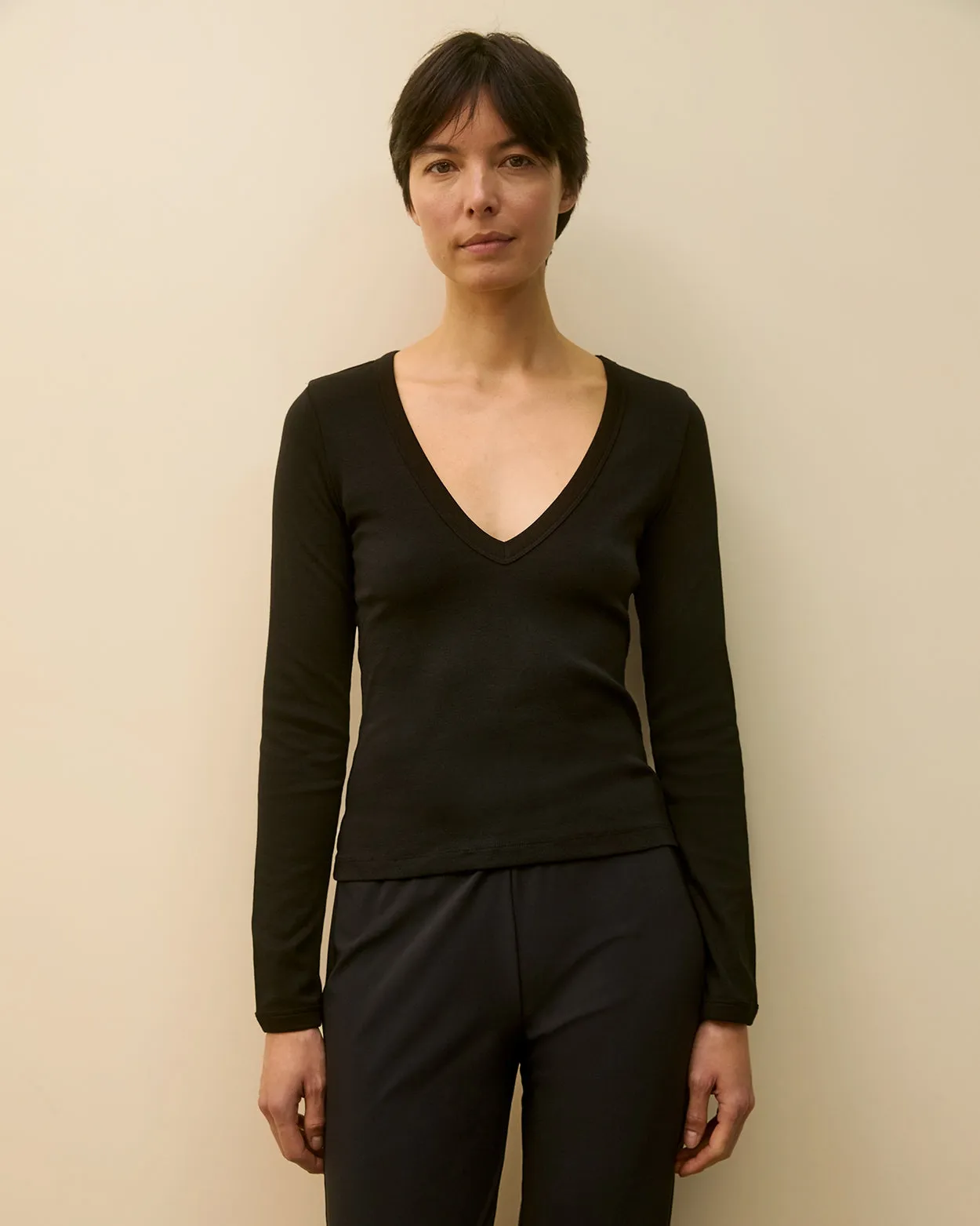 DEWI LONGSLEEVE | Black sold by FLORE FLORE