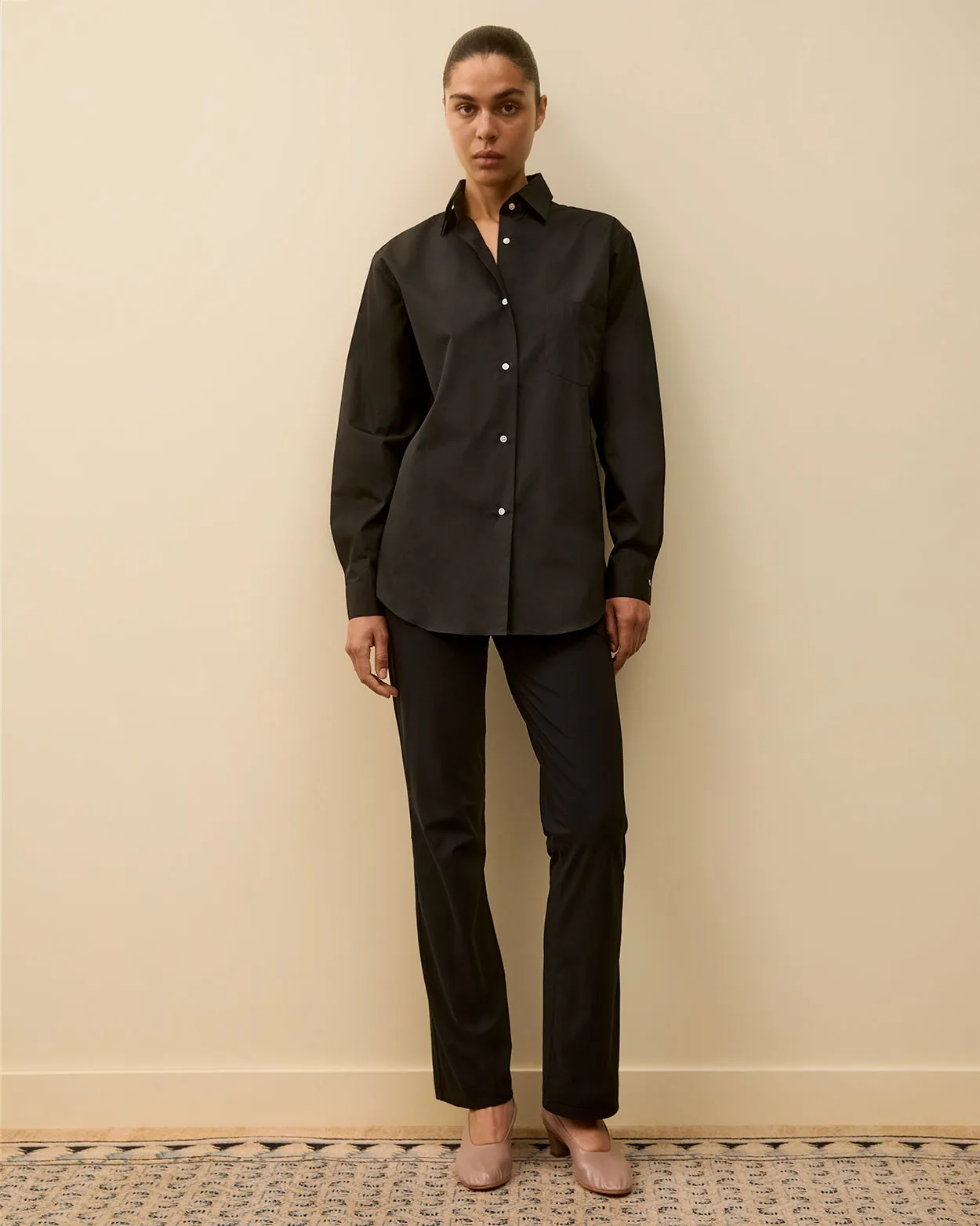 ZOË SHIRT | Black sold by FLORE FLORE