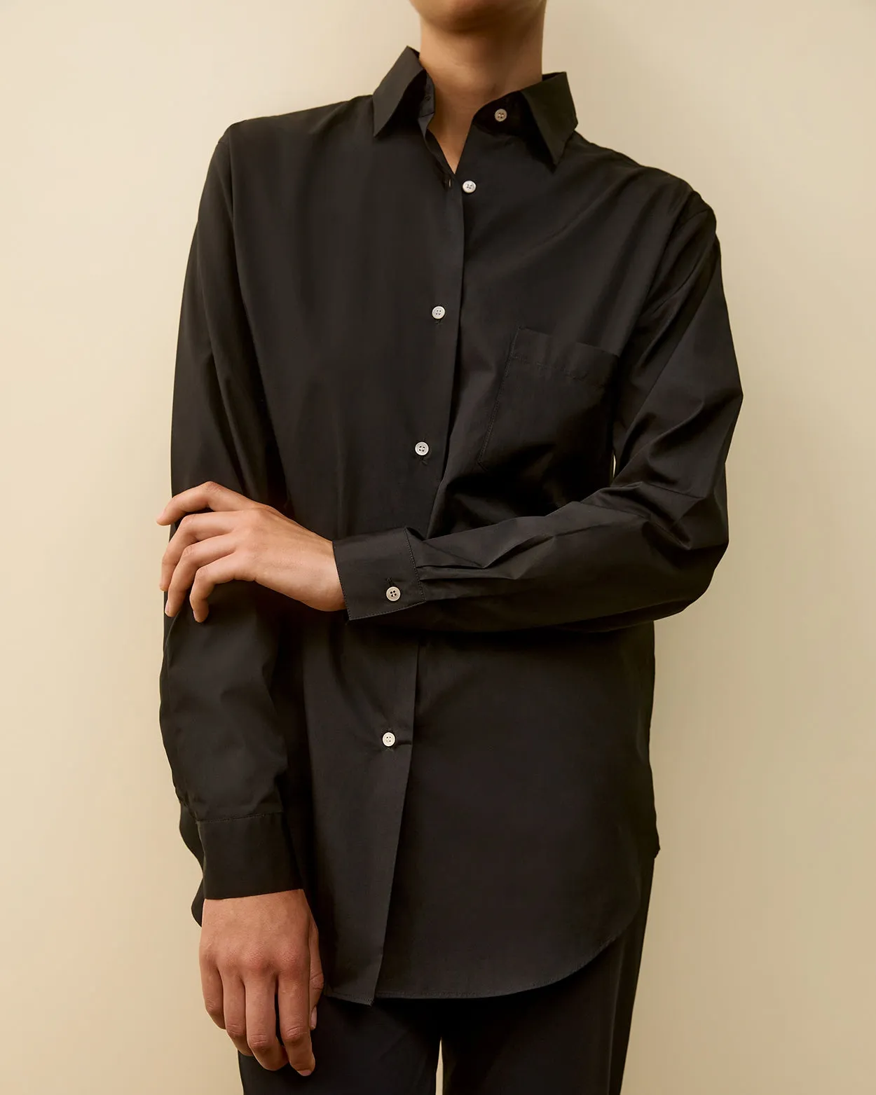 ZOË SHIRT | Black sold by FLORE FLORE product image thumbnail 4