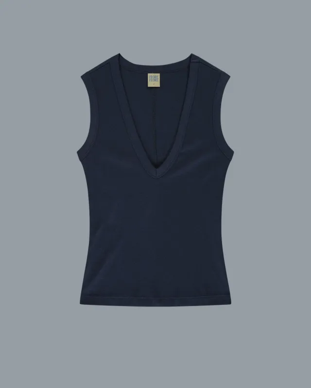 DEWI TANK | Navy made by FLORE FLORE