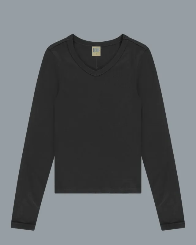 JILL LONGSLEEVE | Black made by FLORE FLORE