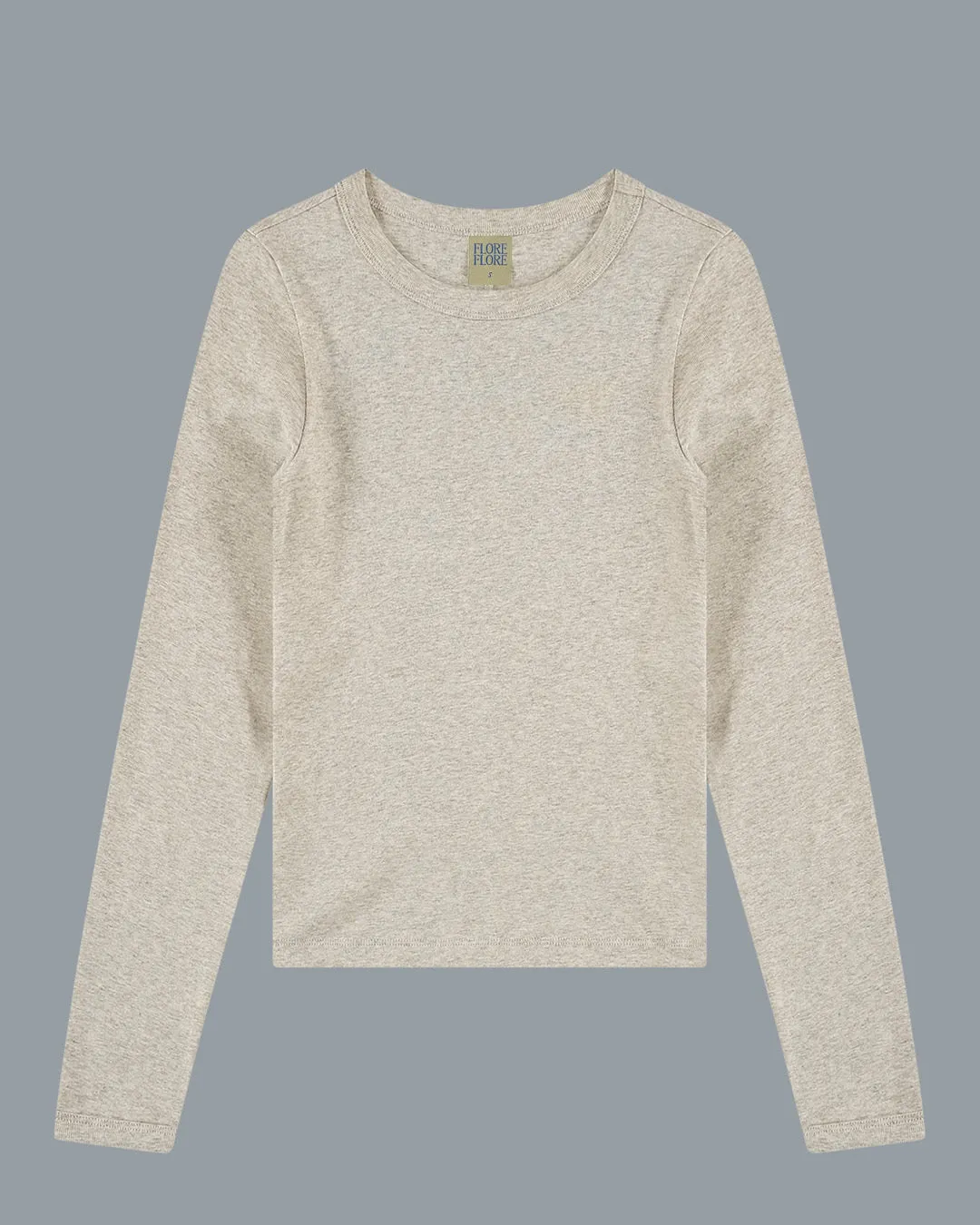 MAX TEE | Heather Grey sold by FLORE FLORE