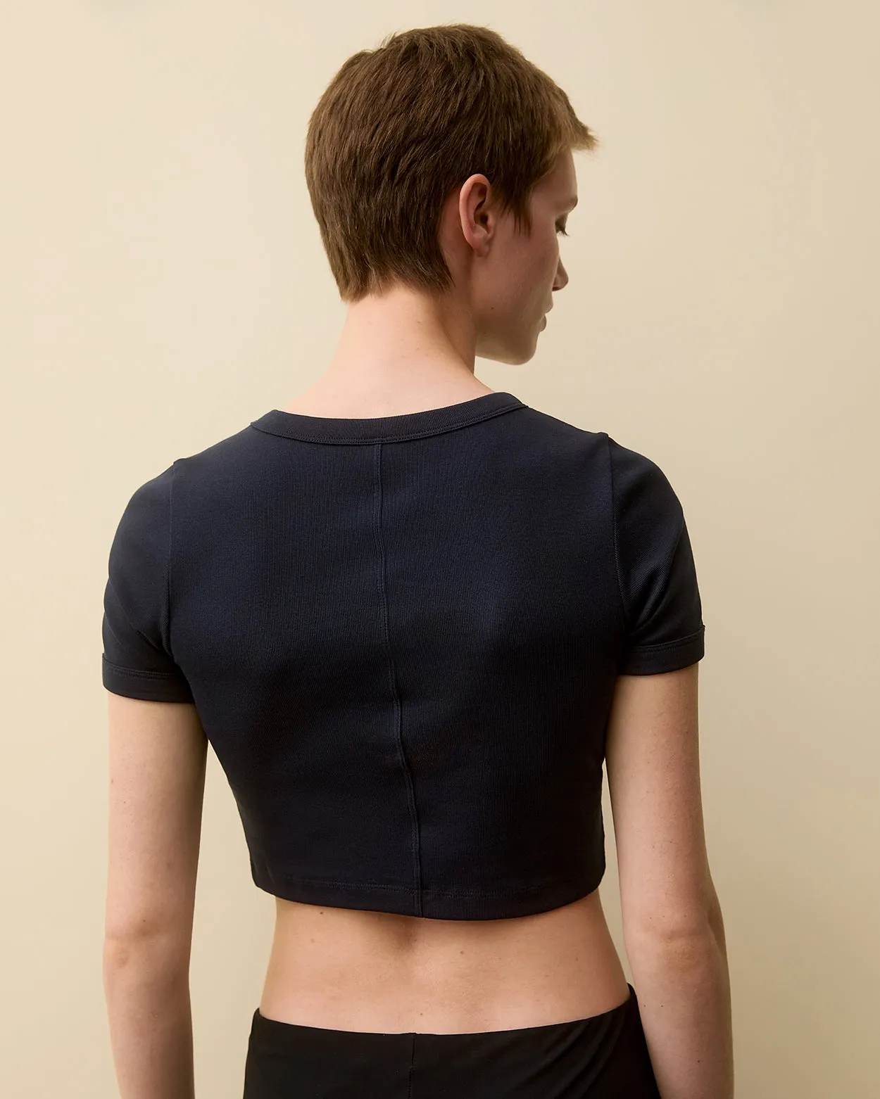 CAR CROP | Navy sold by FLORE FLORE product image thumbnail 3