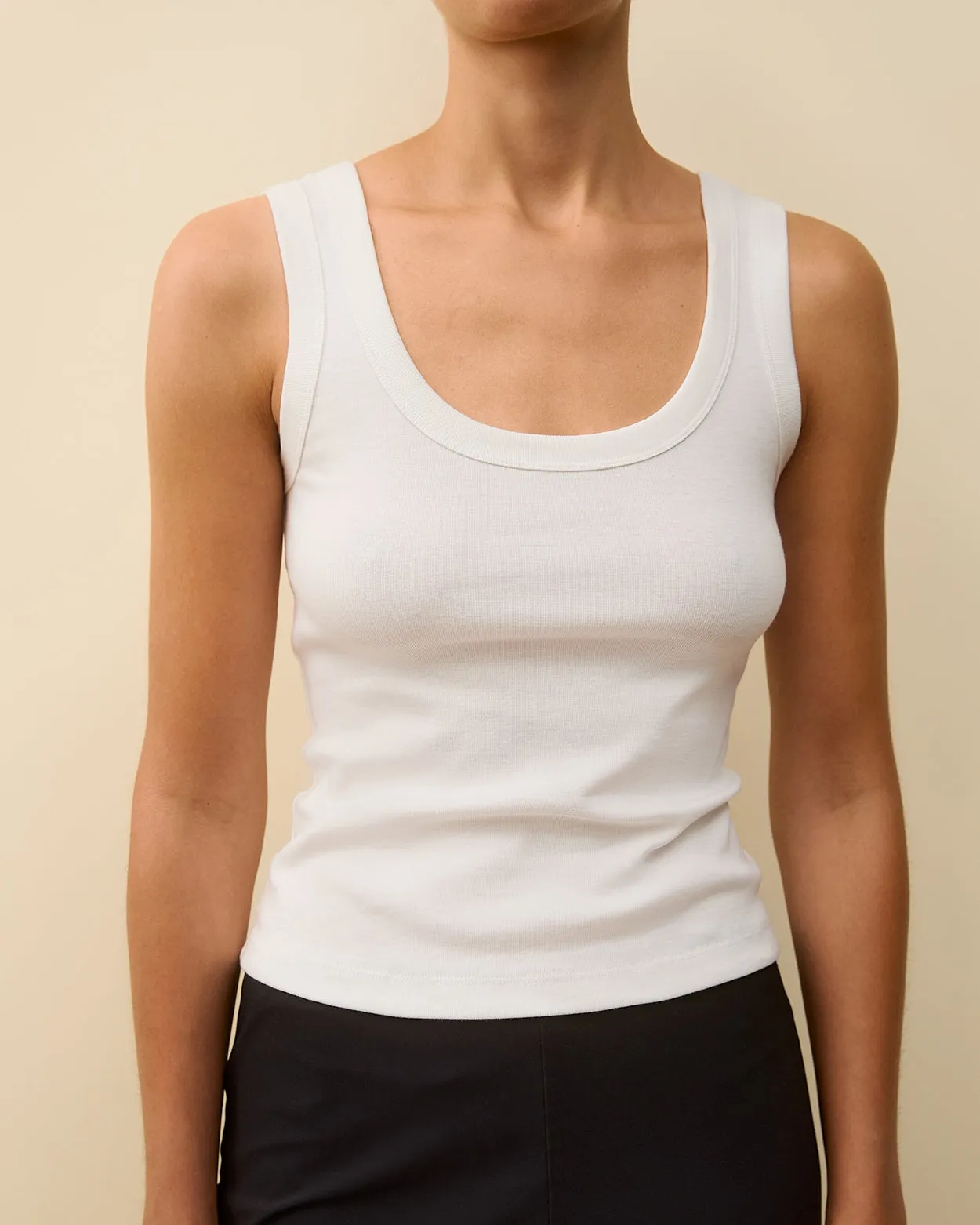 HILLIE TANK | White sold by FLORE FLORE product image thumbnail 4