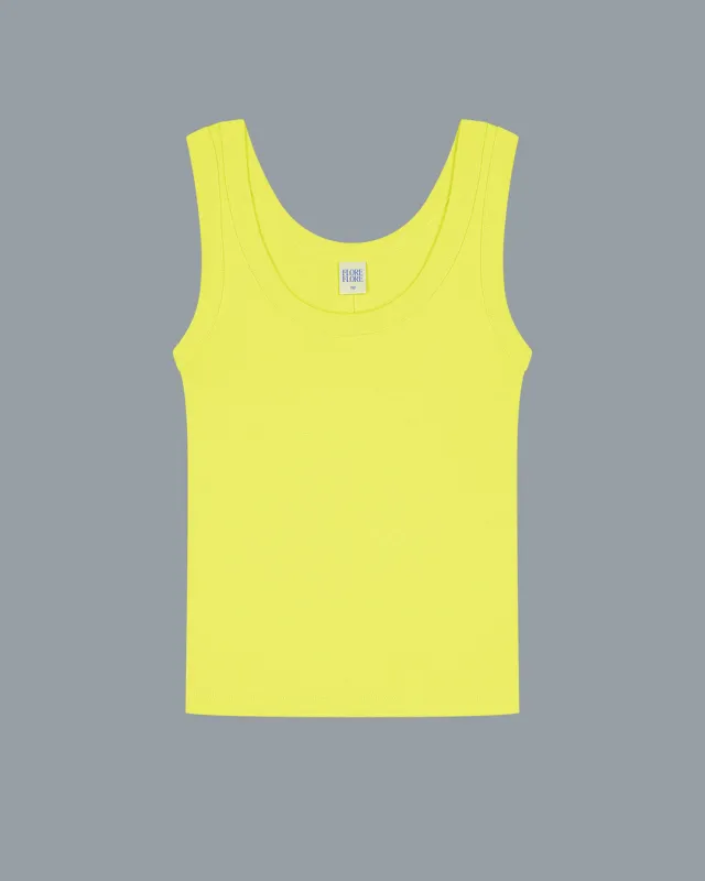 HILLIE TANK | Lime made by FLORE FLORE